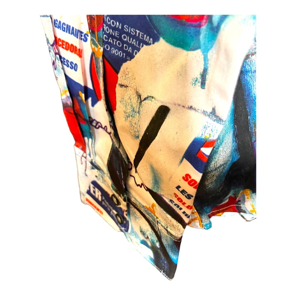 ROBERT GRAHAM Pichacao Graffiti Print Part Embroidered Sports Shirt LS 2x - Picture 8 of 16